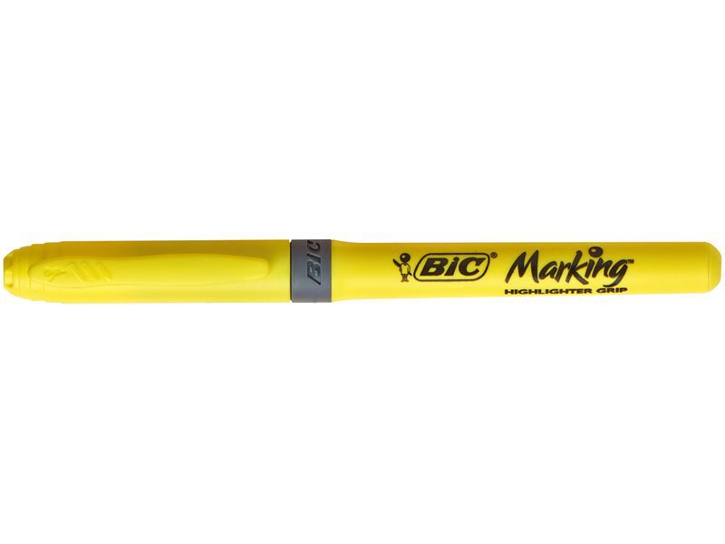 LOT de 12 Bic marqueur Grip Fluo