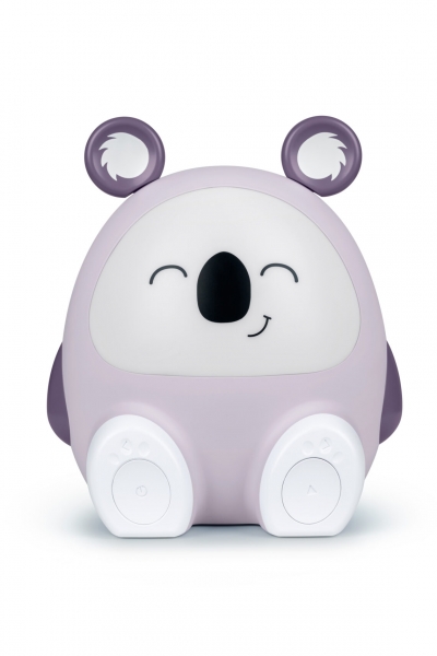 Bigben Haut-parleur et veilleuse Bluetooth pour enfants – Puissance 15 W – Lumière à intensité variable – Contrôle tactile – Portable et rechargeable – Couleur violette