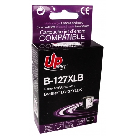 Cartouche encre UPrint compatible BROTHER LC127XL noire