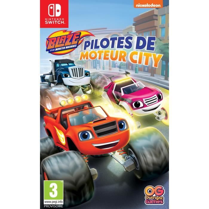 Blaze et les Monster Machines : Pilotes de Moteur City Jeu Switch