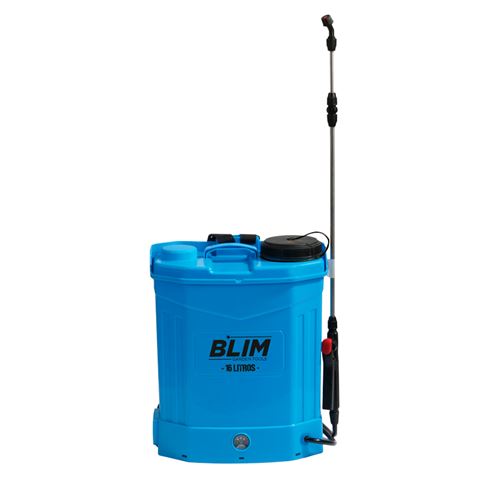 Blim Batterie Back Souffrant Machine 12V 16L - Plage de Pression 0.2 - 0.45mpa - Régulateur de Puissance - Lance Inox