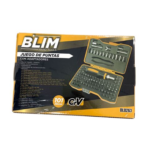 Blim Bit Set 101pcs avec adaptateurs