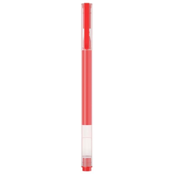 Boîte de 10 Stylos Gel Haute Capacité Xiaomi - Pointe 0,5 mm - Haute Capacité - Séchage Rapide - Couleur Rouge