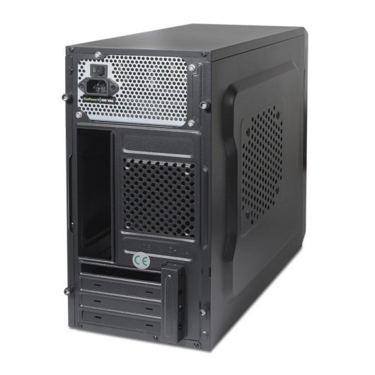 Boitier Mini Tour Tooq Micro ATX - Alimentation 500W - 3x HDD3,5 + 1x SDD2,5 + 1x HDD5.25 - USB-2.0, USB 3.0, SD et Micro SD - Couleur Noir