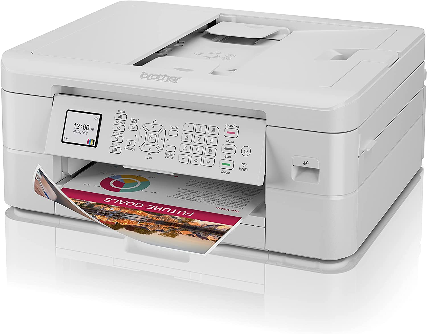 Brother MFC-J1010DW Imprimante multifonction recto verso couleur Wi-Fi 17 ppm