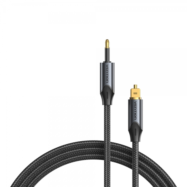 Câble audio fibre optique Vention - 1,5 m - Couleur noire