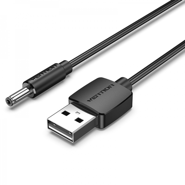 Câble convertisseur USB mâle vers DC 3,5 mm mâle Vention - 0,5 m - Couleur noire