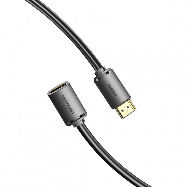 Câble d'extension HDMI mâle vers HDMI femelle 2.0 4K Vention - 1,5 m - Noir