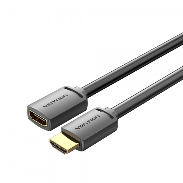 Câble d'extension HDMI mâle vers HDMI femelle 2.0 4K Vention - 1,5 m - Noir