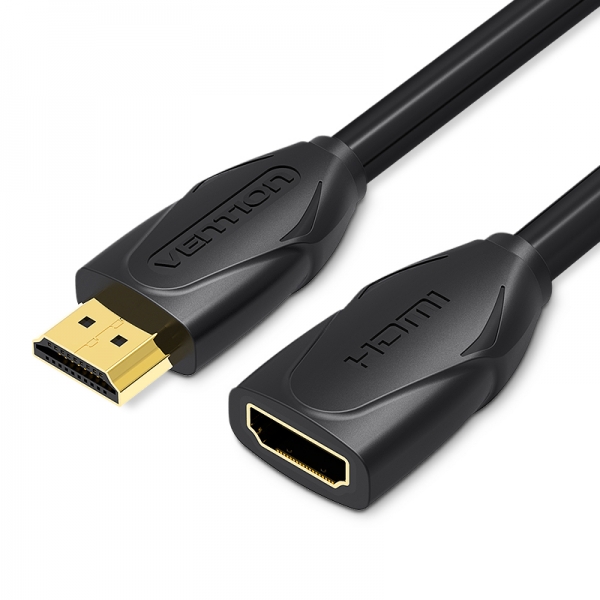 Câble d'extension HDMI mâle vers HDMI femelle Vention - 1 m - Couleur noire