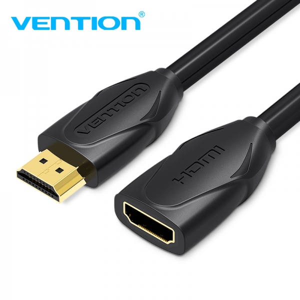 Câble d'extension HDMI mâle vers HDMI femelle Vention - 1 m - Couleur noire