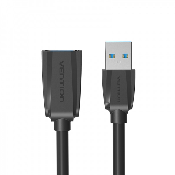 Câble d'extension USB3.0 mâle vers femelle Vention - 0,5 m - Couleur noire