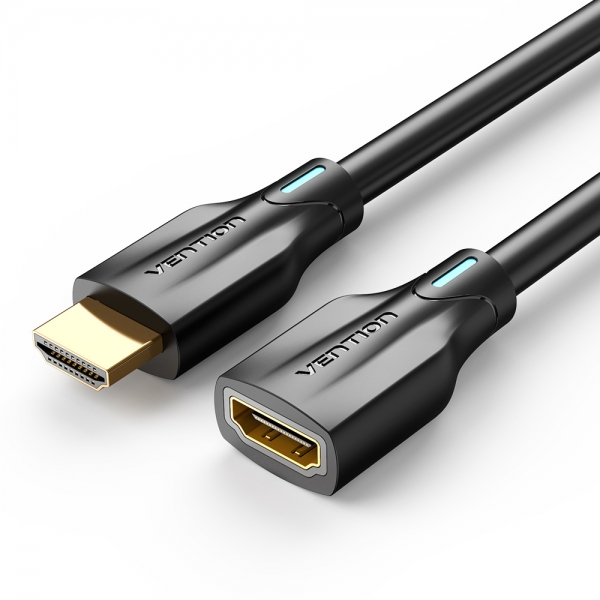 Câble d'extension Vention HDMI 2.1 8K HDMI mâle vers HDMI femelle - 1 m - Couleur noire