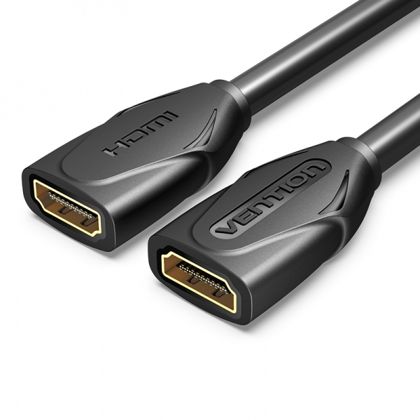 Câble d'extension Vention HDMI Femelle vers HDMI Femelle 4K 2.0 - 0,50 m - Couleur Noir