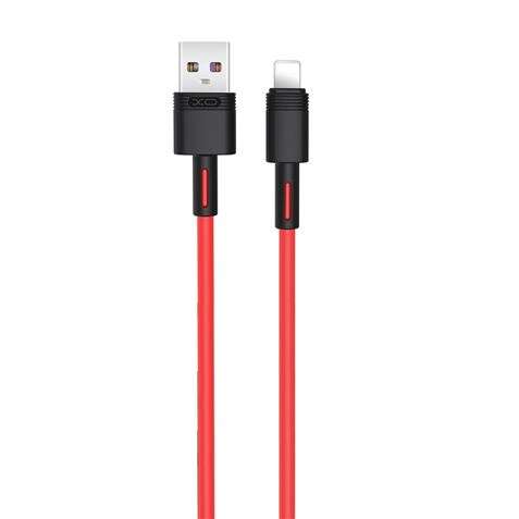 Câble de Charge Rapide USB XO NBQ166 - Lightning - 5A - 1m - Rouge