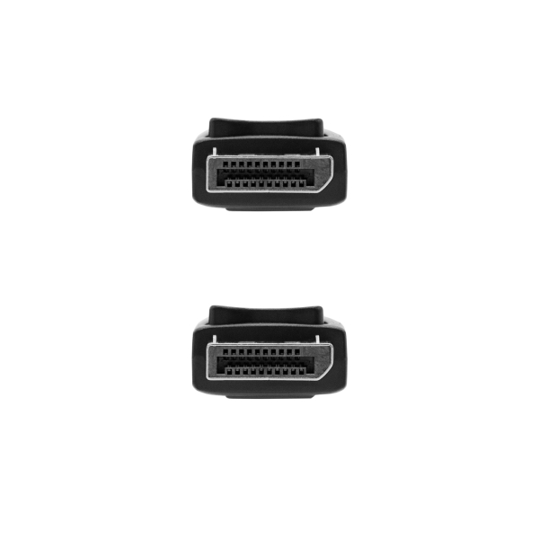 Câble Nanocable Displayport 1.2 CCS DP/M-DP/M - Longueur 1,5 m - Prend en charge les résolutions vidéo jusqu'à 4K - Couleur Noir