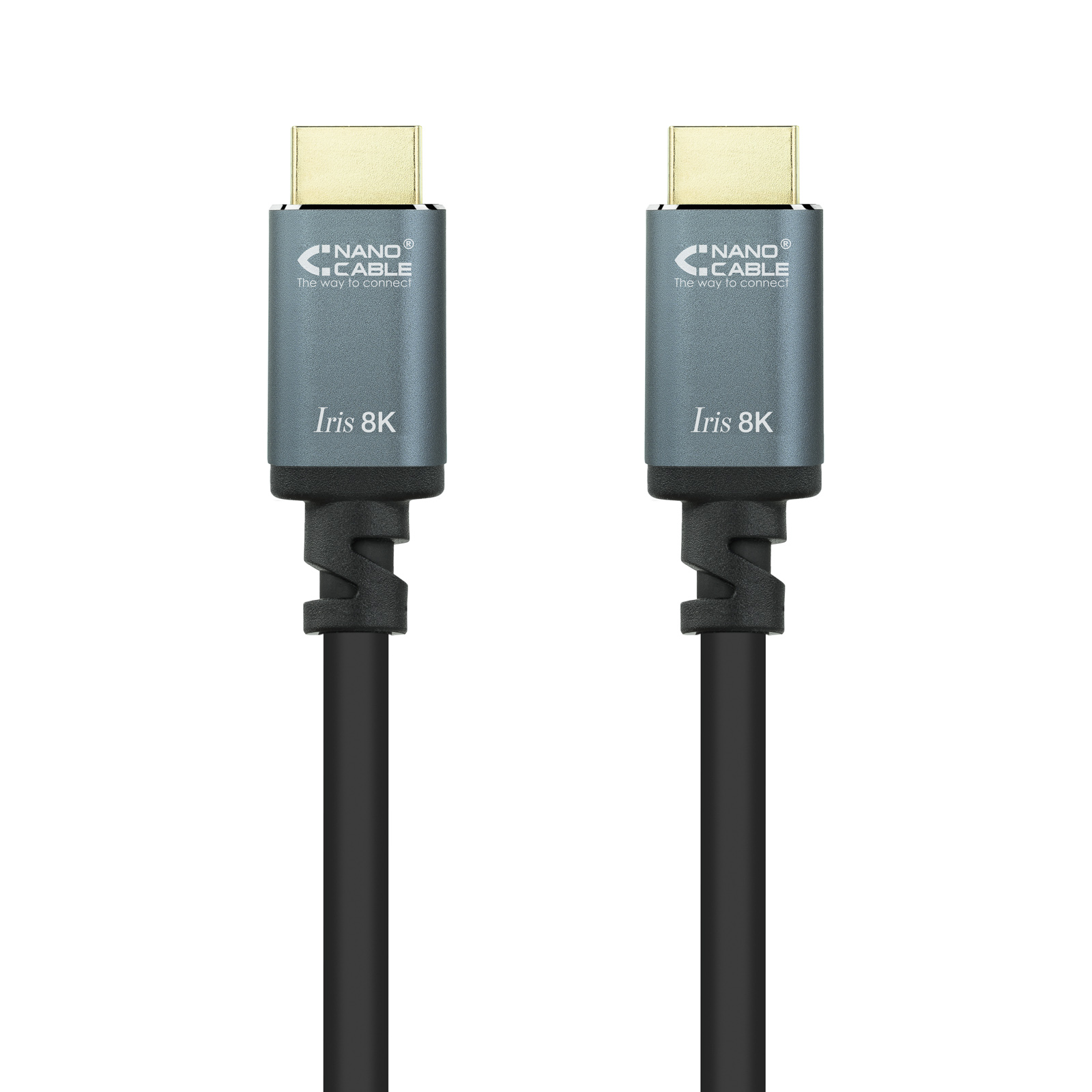 Câble Nanocable HDMI 2.1 Iris 8K A/MA/M - 10 m - Noir