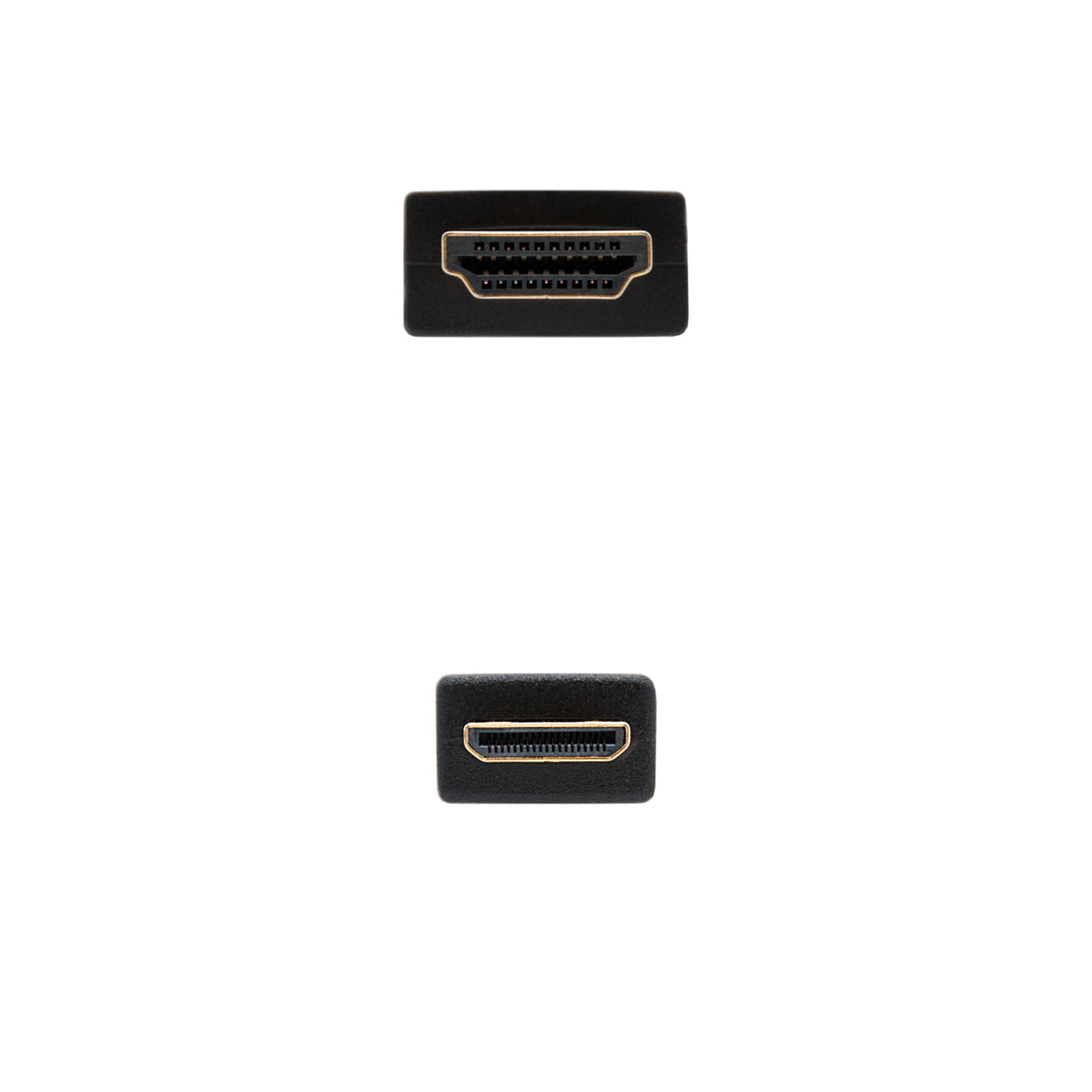 Câble Nanocable HDMI v1.3 Mâle vers Mini HDMI Mâle 3m - Couleur Noir