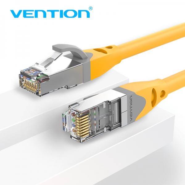 Câble réseau Vention SFTP RJ45 Cat.6a - 0,5 m - Couleur jaune