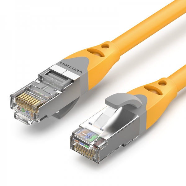 Câble réseau Vention SFTP RJ45 Cat.6a - 0,5 m - Couleur jaune