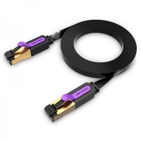 Câble réseau Vention STP RJ45 Cat.7 - 10m - Couleur Noir