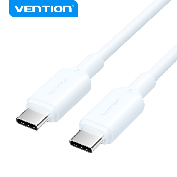 Câble USB Vention - Connexion USB-USB - Contacts Nickelés - Puissance 60W - Courant Max. 3A - Couleur Bleu