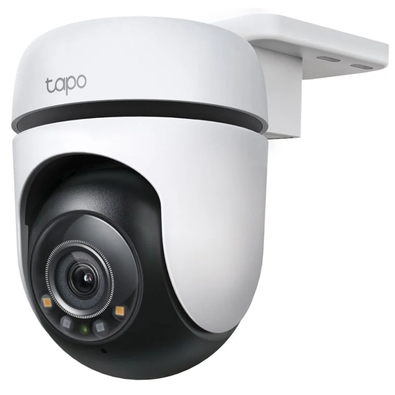 Caméra de sécurité intelligente TP-Link Tapo TC41 2K WiFi - Convient pour l'extérieur - Vision panoramique 360º - Vision nocturne couleur - Détection multiple - Alarme lumineuse et sonore personnalisable