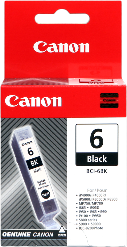Canon cartouche encre BCI-6bk (4705A002) noir