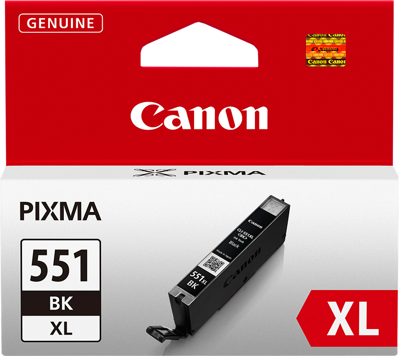 ✓ Canon cartouche encre CLI-551XL noir couleur Noir en stock -  123CONSOMMABLES