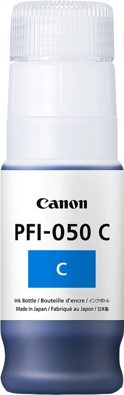 Canon PFI050 Bouteille d'encre cyan originale - PFI050C/5699C001