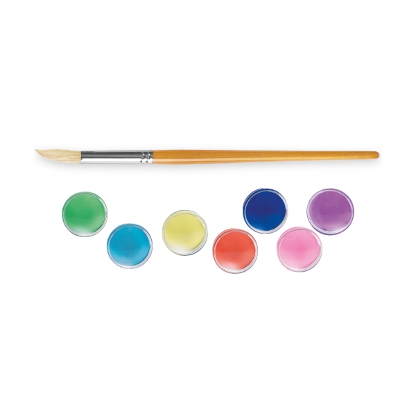 Carioca Aquarelle Pack de 12 Couleurs en Pot - Lumineux - Facilement Mélangable - Ø 30mm - Diverses Couleurs