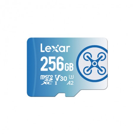 Carte Mémoire Lexar Extreme PRO 256 Go - Vitesse de lecture jusqu'à 160 Mo/s - Vitesse d'écriture jusqu'à 90 Mo/s - Classe A2 - V30 - Couleur Bleu