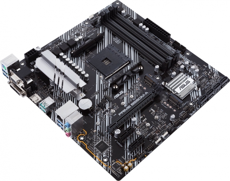 Carte mère Asus Prime B550M-A AMD Ryzen M.2, PCIe 4.0, HDMI, D-Sub, DVI, SATA III, USB-A 3.2, DVI-D