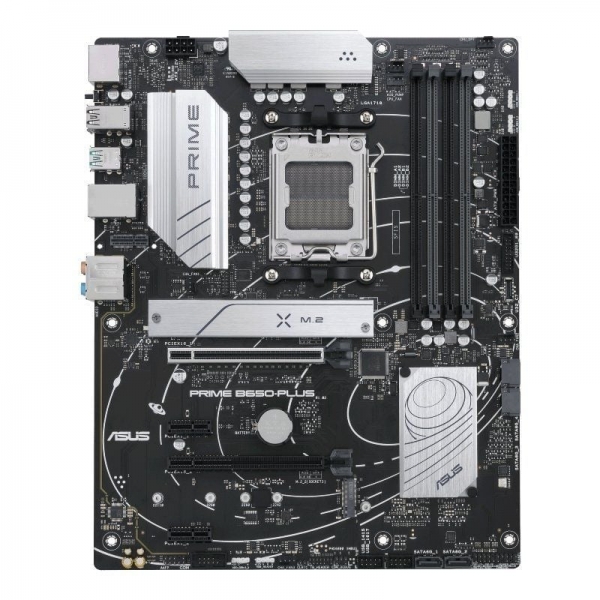 Carte mère Asus Prime B650-PLUS AMD5 4x DDR5 - HDMI, M.2, PCIe 4.0, 4x Sata III, USB 2.0, 3.2, RJ-45, DisplayPort, facteur ATX