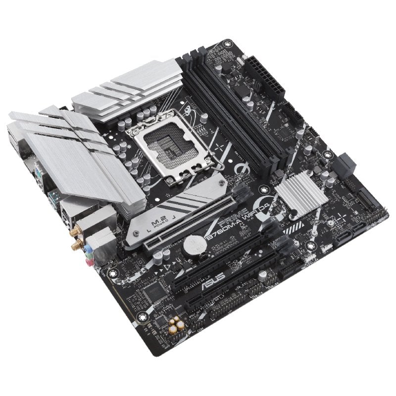 Carte mère Asus Prime B760M-A WiFi D4 Intel LGA1700 4x DDR4 - HDMI, M.2, PCIe4.0, 4x Sata III, USB 3.2, MicroATX