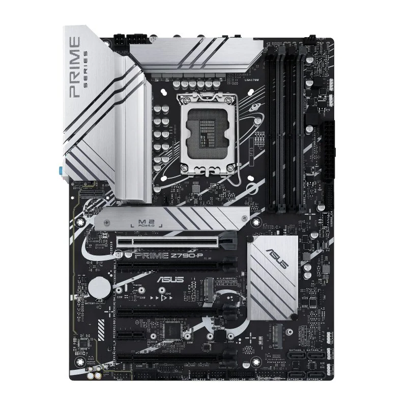 Carte mère Asus Prime Z790M-P-CSM Intel 1700 - HDMI, DisplayPort, PCIe 3.0, 4.0 et 5.0 M2, 4x Sata III, USB 2.0, 3.2, USB-C, RJ-45