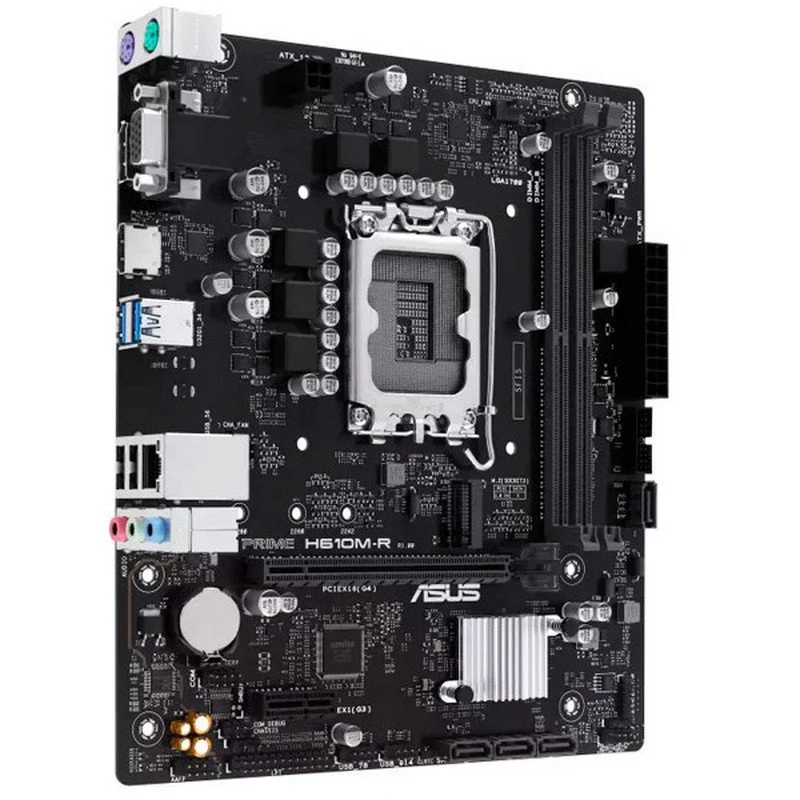 Carte mère Asus PrimePRIME H510M-R-SI Intel 1200 2x DDR4 - HDMI, VGA, PCIe 3.0, 4x Sata III, RJ-45, USB 2.0/3.2, MicroATX