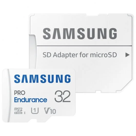 Carte micro SDHC Samsung Pro Endurance 32 Go UHS-I V10 avec adaptateur