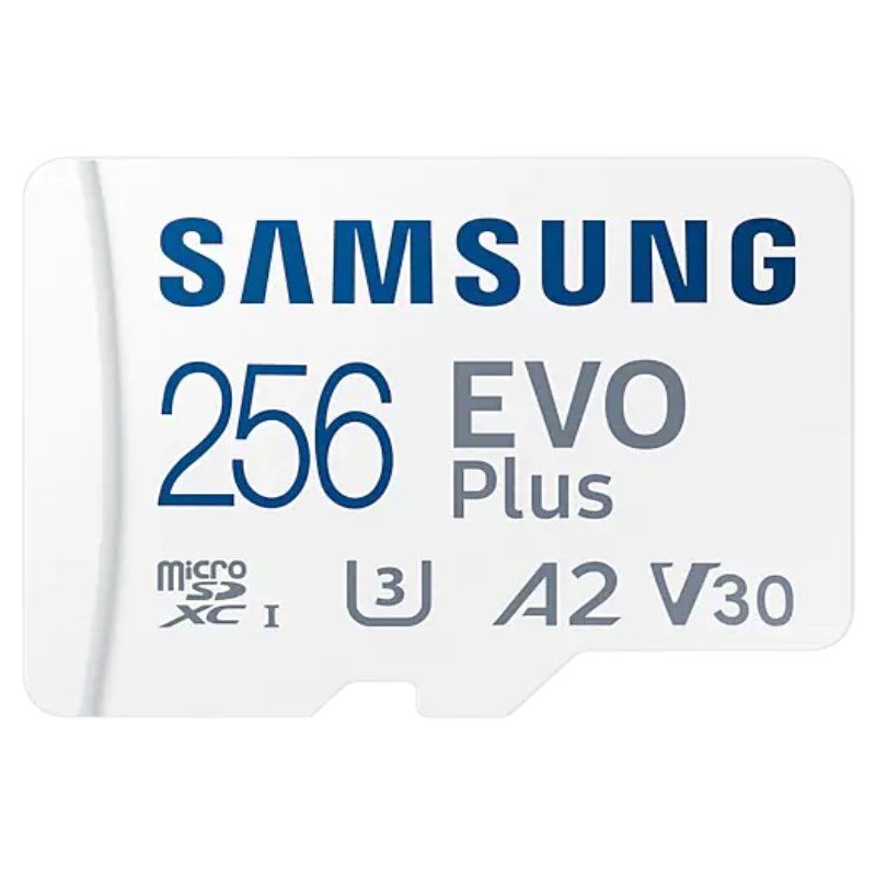 Carte Micro SDXC Samsung EVO Plus 256 Go UHS-I U3 V30