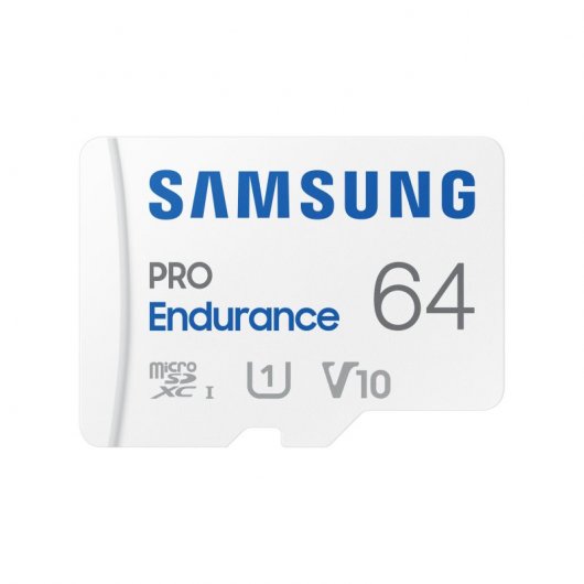 Carte Samsung Pro Endurance Micro SDXC 64 Go UHS-I V10 avec adaptateur