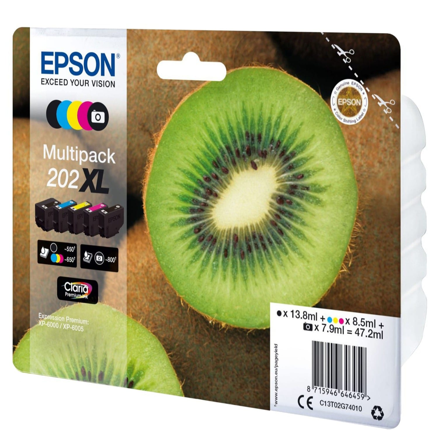 Ouguan® Cartouches d'encre Epson 202 XL compatibles avec Epson