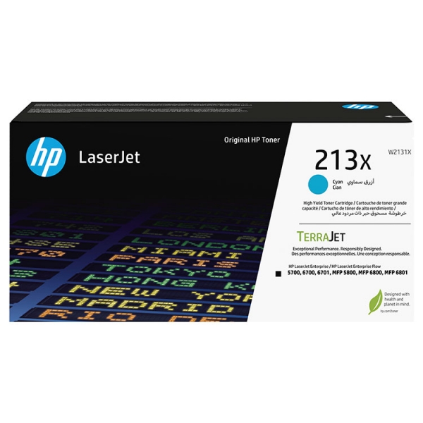 HP toner 213X Cyan (W2131X)