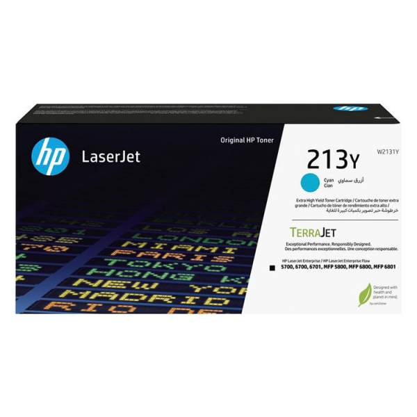 HP toner 213Y Cyan (W2131Y)