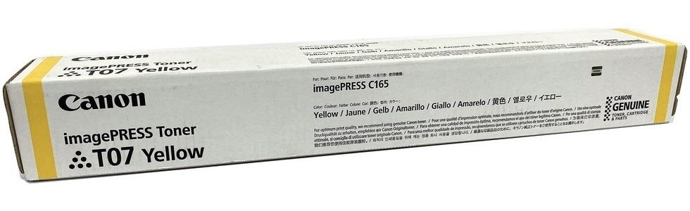 Cartouche de toner jaune originale Canon imagePRESS T07 - 3644C001