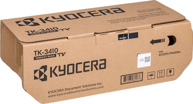 Cartouche de toner noire originale Kyocera TK3410 - 1T0C0X0NL0