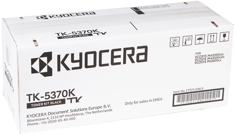 Cartouche de toner noire originale Kyocera TK5370 - 1T02YJ0NL0/TK5370K