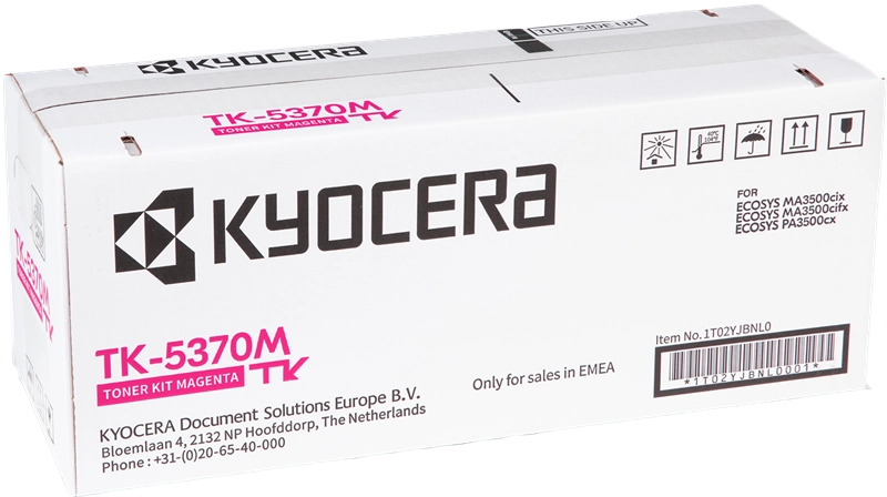 Cartouche de toner originale magenta Kyocera TK5370 - 1T02YJBNL0/TK5370M