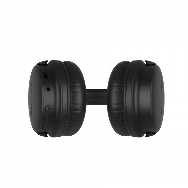 Casque Bluetooth 5.1 Energy Sistem - Conception Pliable - Batterie 25h - Basses Profondes - Microphone Haute Qualité - Finitions Métalliques - Coloris Noir