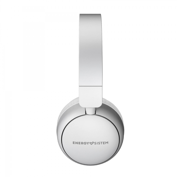 Casque Bluetooth 5.3 Energy Sistem - Extensible et Pliable - Radio FM - Micro SD 128 Go - Autonomie 16h - Assistant Vocal - Mains Libres - Coloris Blanc