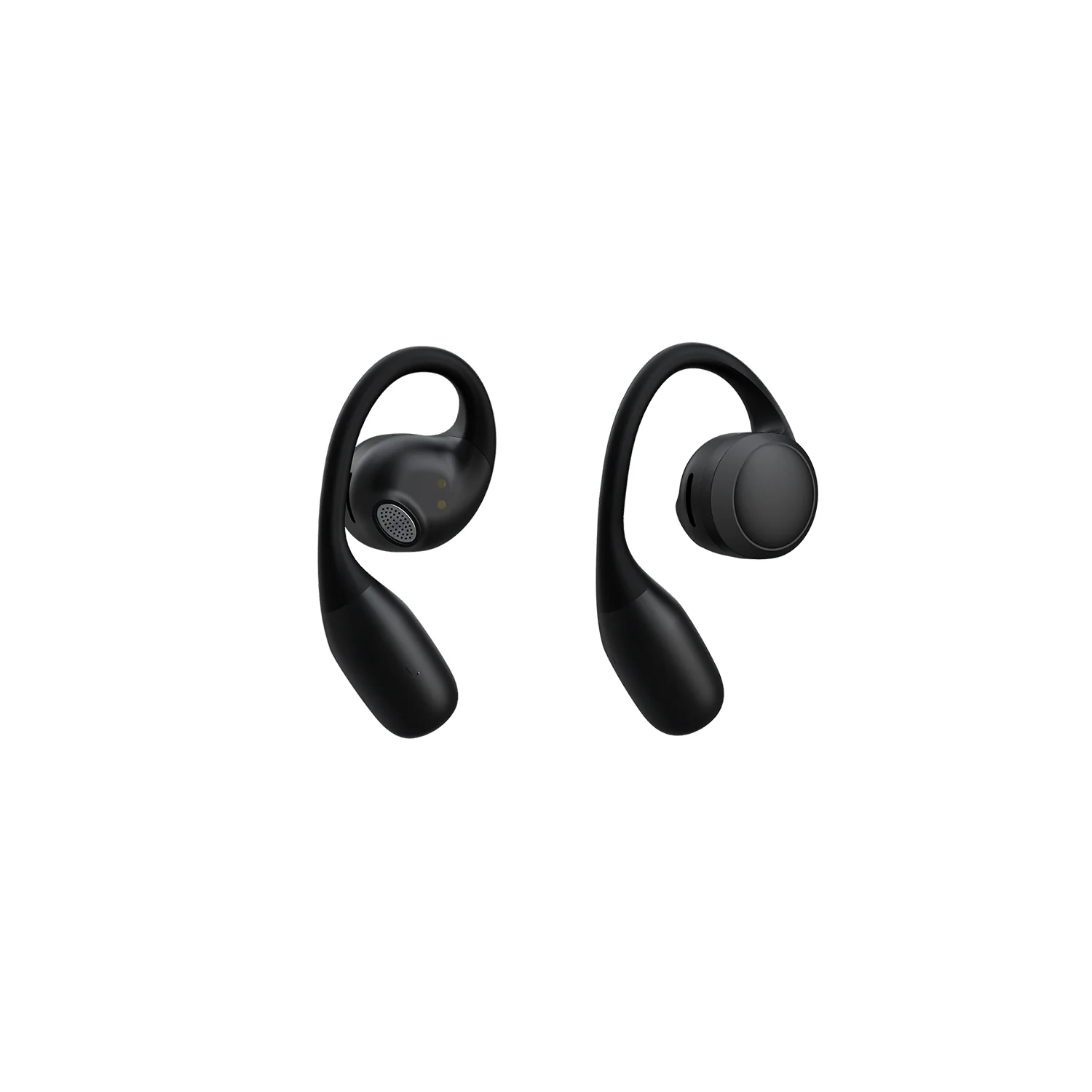 Casque Bluetooth 5.3 Open-Ear SPC Ether 2 Sense - Mains Libres - Assistant Vocal - Connectivité avec 2 Appareils Simultanément - Autonomie jusqu'à 8 heures - Touch Control - Couleur Noir